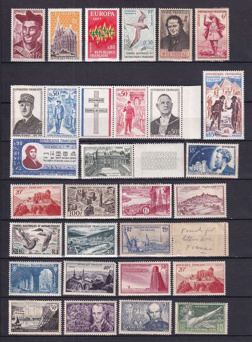 France and colonies , M/H                   (4 X SCANS)