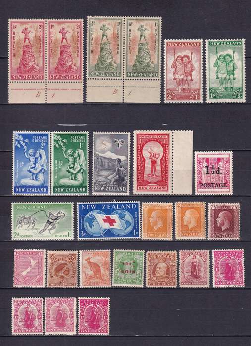 New Zealand Health set issues, MNH & M/H    ( 2 X SCANS))