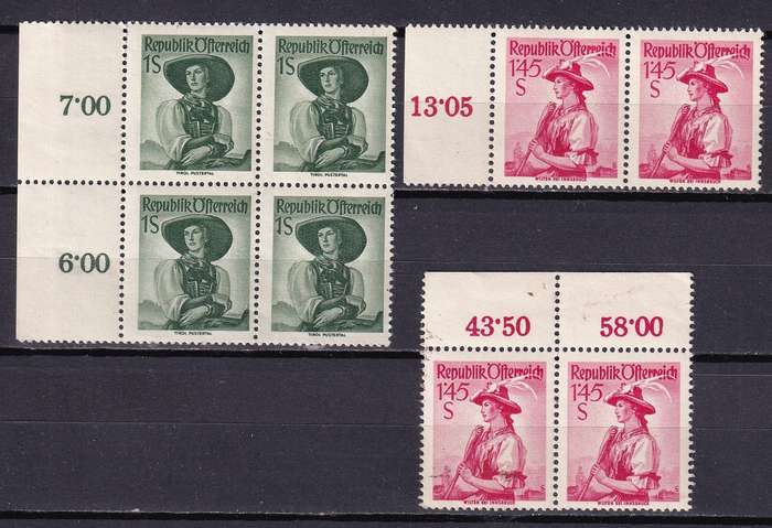 Austria 1935 part Air issue & odds, M/H                  (SG 763 >)