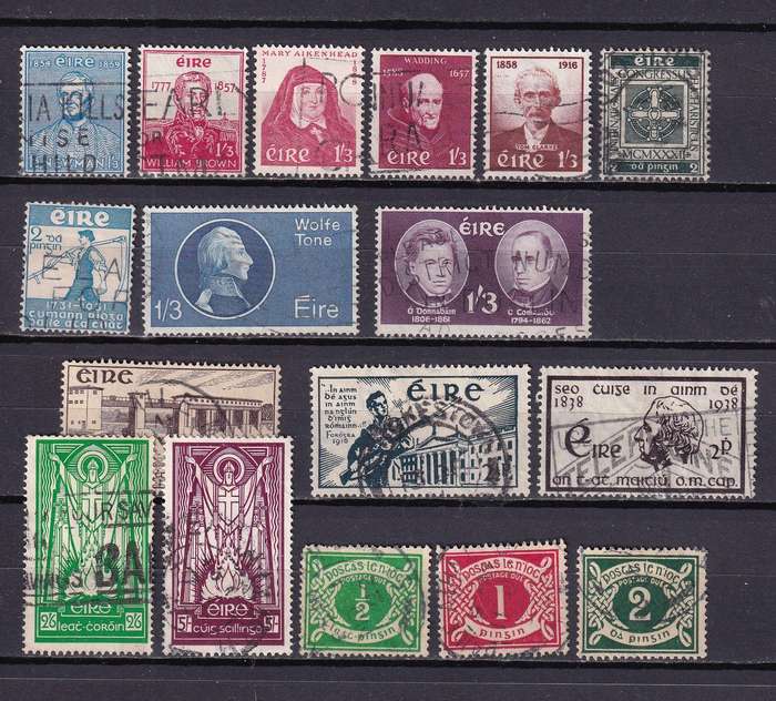 Ireland 1954> top values , used                     (SG 161> , CV +£60)