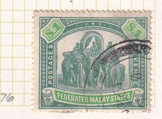 Malaysia Federated states 1922-34 part set (+ unlisted color), used           (SG 52-77, CV £180)