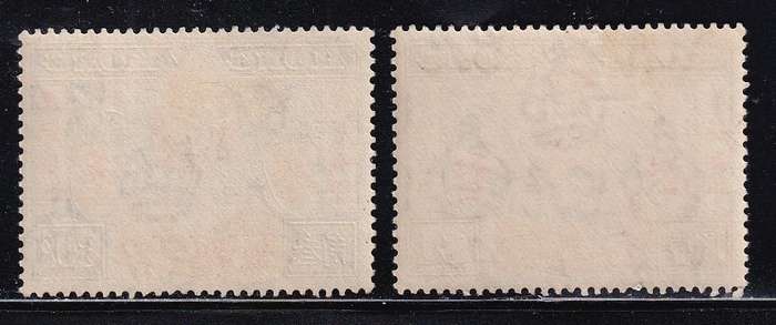 Hong Kong 1946 KG VI Victory set, MNH & MVLH          (SG 169-170)