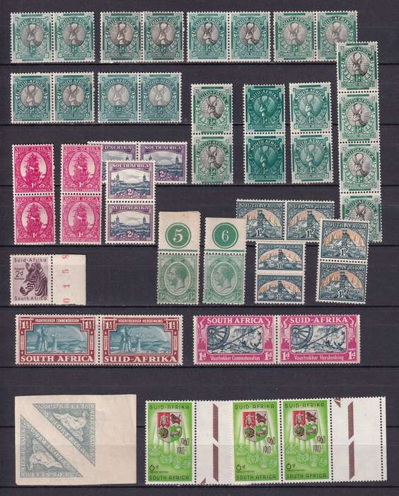 Union of South Africa 1913> part sets, M/H                     (3 x SCANS)