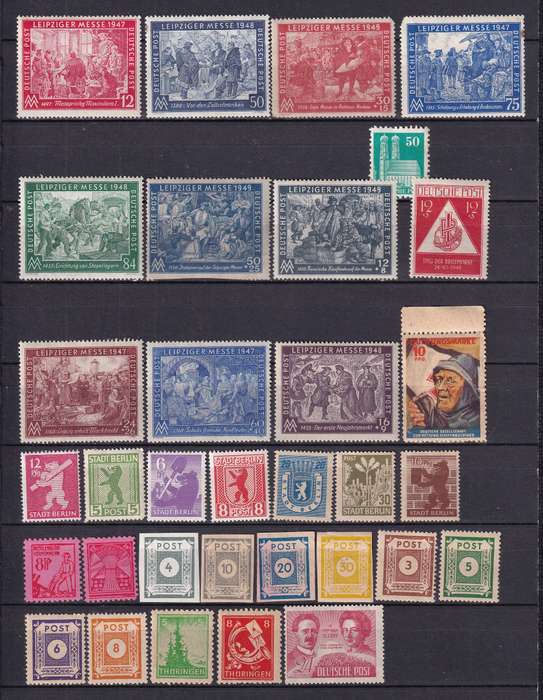 Germany sets & part sets, MNH & M/H                 (4 X SCANS)