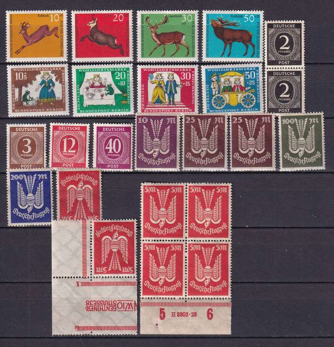 Germany sets & part sets, MNH & M/H                 (4 X SCANS)