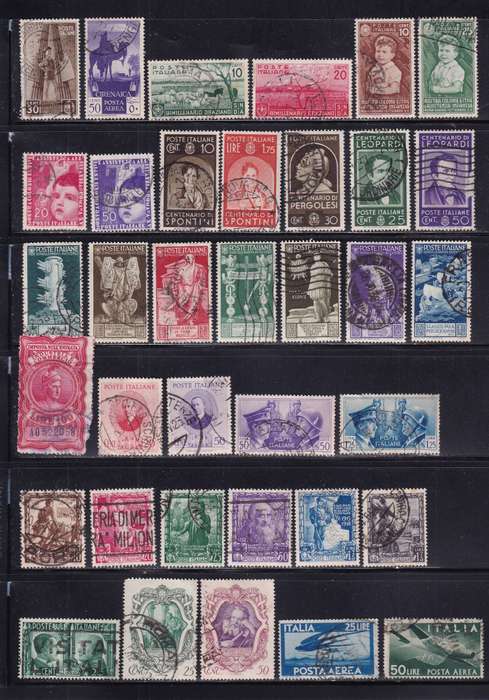 Italy 1911> sets & part sets, used                        (4 X SCANS)