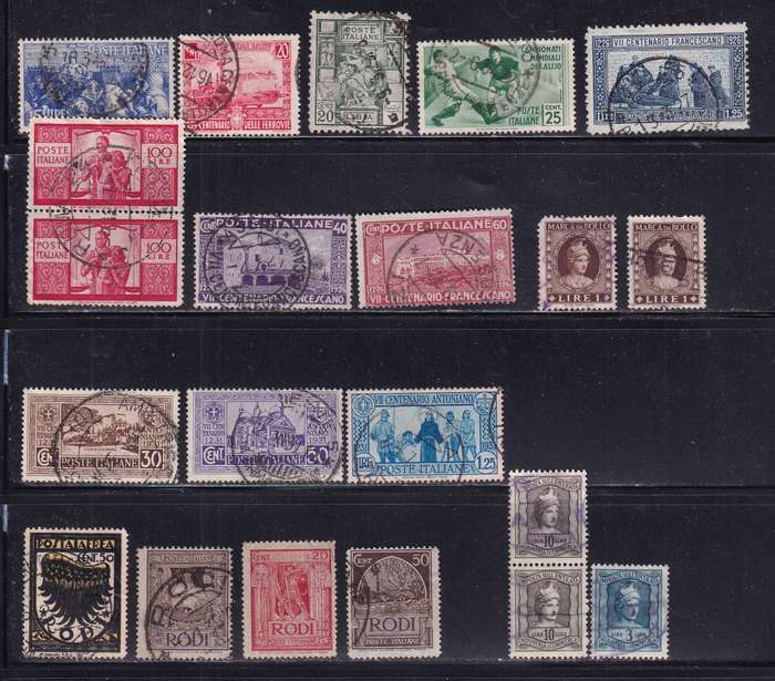Italy 1911> sets & part sets, used                        (4 X SCANS)