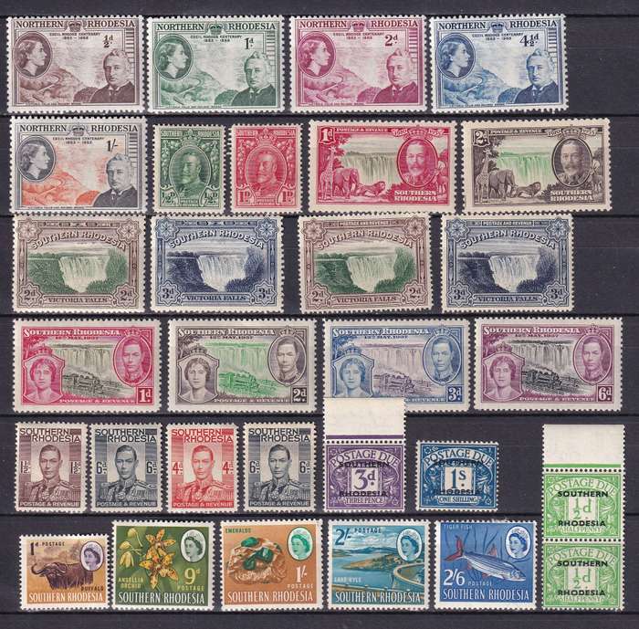Southern Rhodesia 1932> sets & part sets, MNH & M/H           (2 X SCANS, SACC 30>)