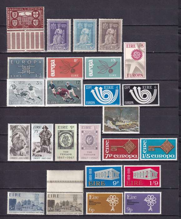 Ireland sets & part sets, MNH & M/H            (SG 109>, 2 X SCANS )