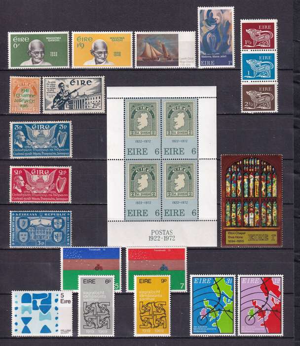Ireland sets & part sets, MNH & M/H            (SG 109>, 2 X SCANS )