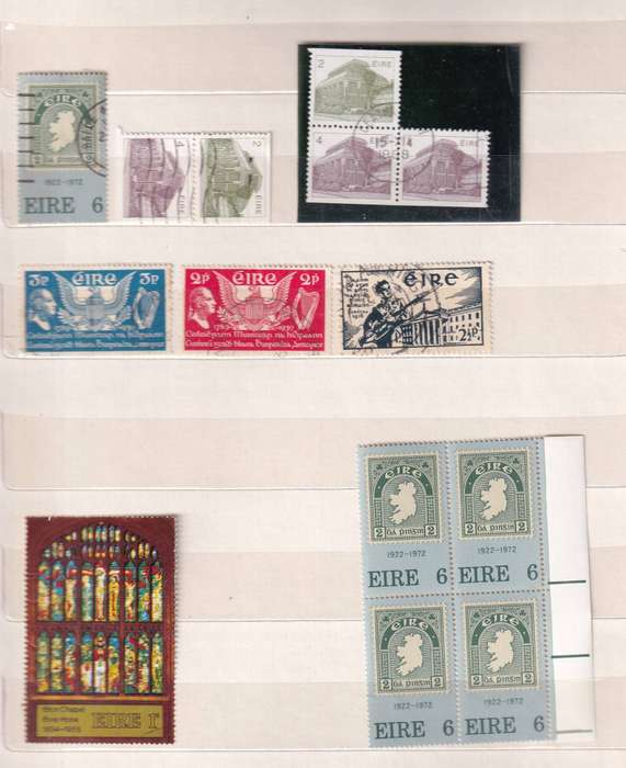 Ireland in small album , used            (  15 X  SCANS)