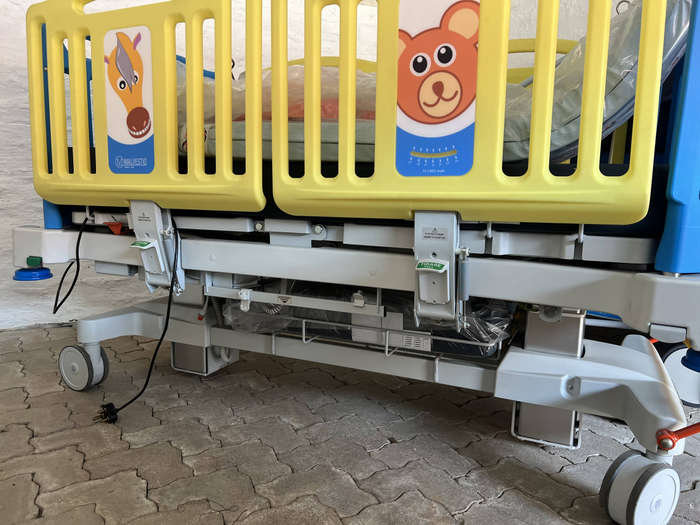 Malvestio Pediatric Electric Hospital Bed - Made in Italy