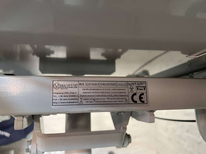 Malvestio ITALA Hydraulic Stretcher Made in Italy