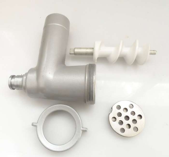KENWOOD REPLACEMENT MEAT GRINDER, , WITH GRINDER PLATE , & GRINDER BLADE