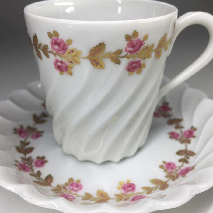 LIMOGES FRANCE   DEMITASSE  / ESPRESSO DUO  " HAVILAND "