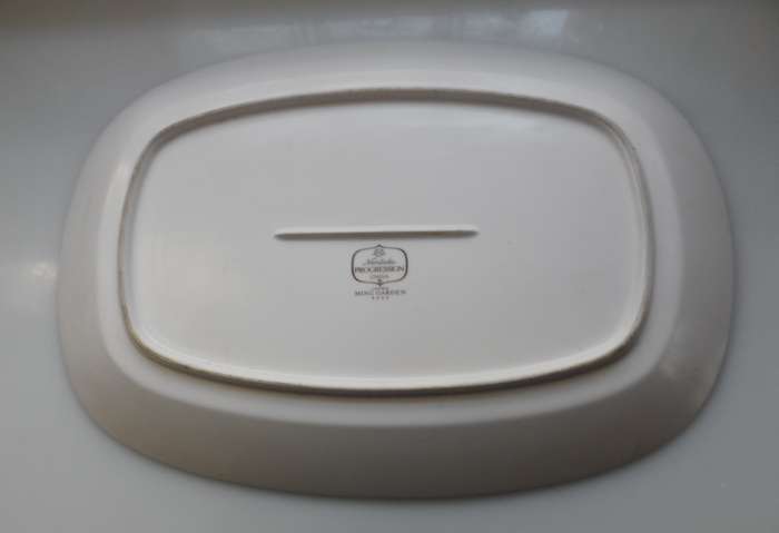 NORITAKE PROGRESSION CHINA JAPAN LARGE OVAL SERVING PLATTER  ' MING GARDEN ' No. 6966 REPLACEMENT IT