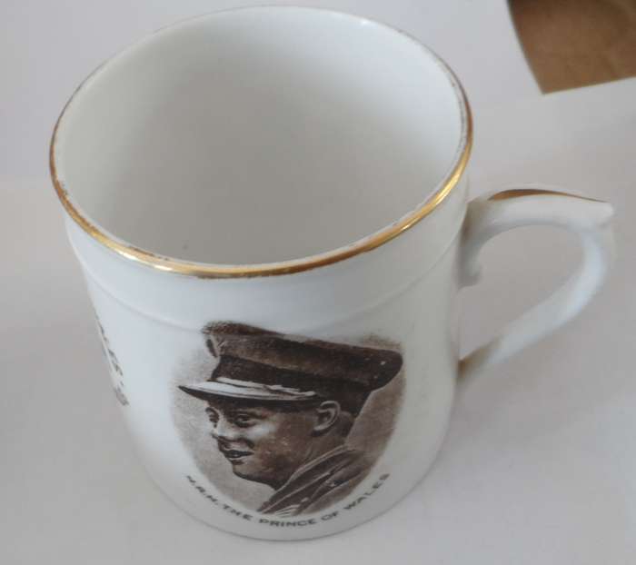POOLE fine bone china mug 'VISIT OF THE PRINCE OF WALES , PRETORIA 20th.June 1925 '