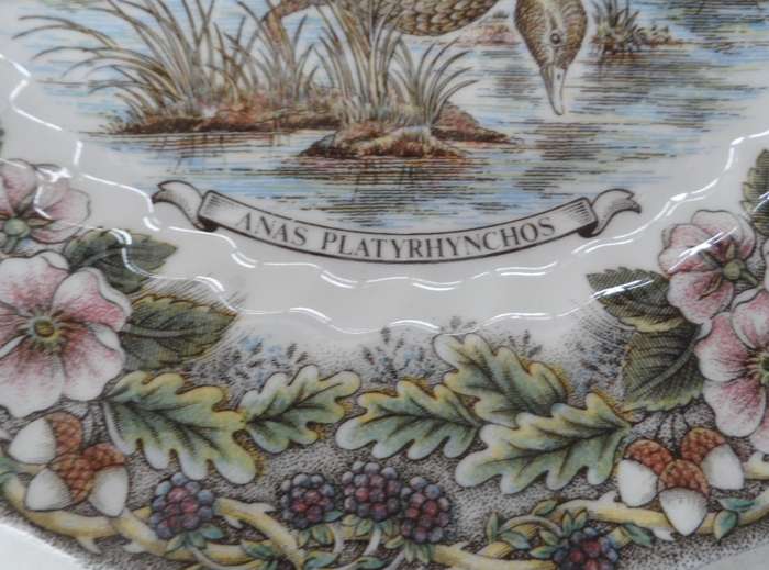 CHURCHILL WILDLIFE SERIES ,CABINET / DISPLAY PLATE  ' ANUS PLATYRHNCHOS ' HERITAGE MINT COLLECTIBLE