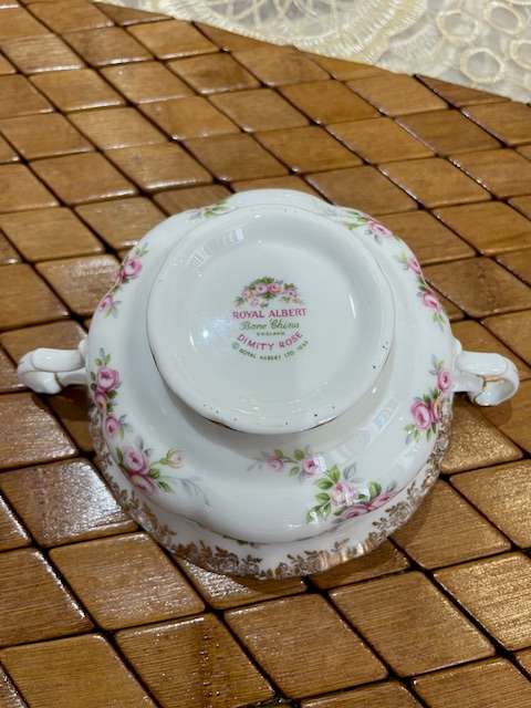 Royal Albert Dimity Rose Soup coupe