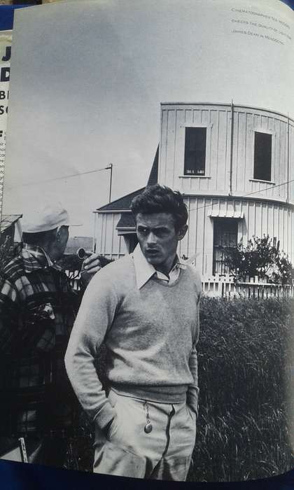"James  Dean  behind the scene"  Hard cover.