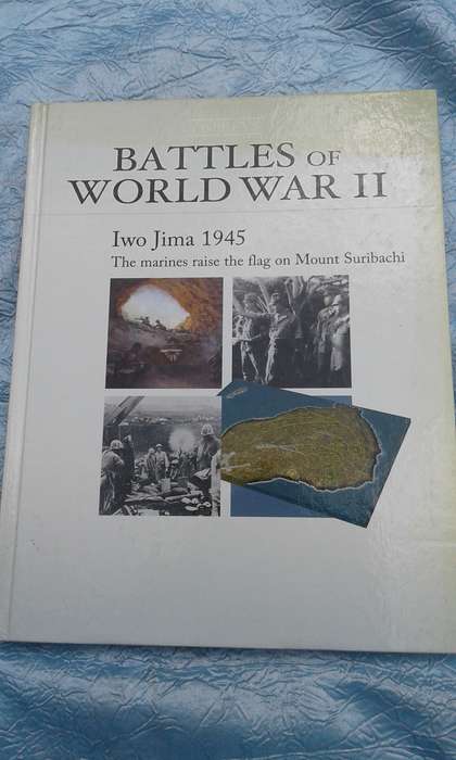 "Battles of World War II.  Iwo Jima 1955"  Hard cover.