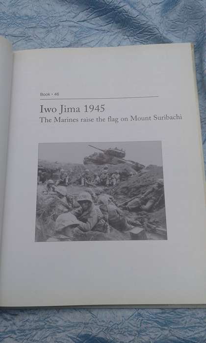 "Battles of World War II.  Iwo Jima 1955"  Hard cover.