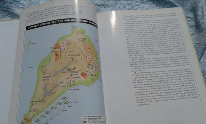 "Battles of World War II.  Iwo Jima 1955"  Hard cover.