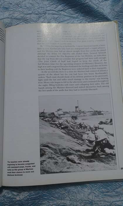 "Battles of World War II.  Iwo Jima 1955"  Hard cover.