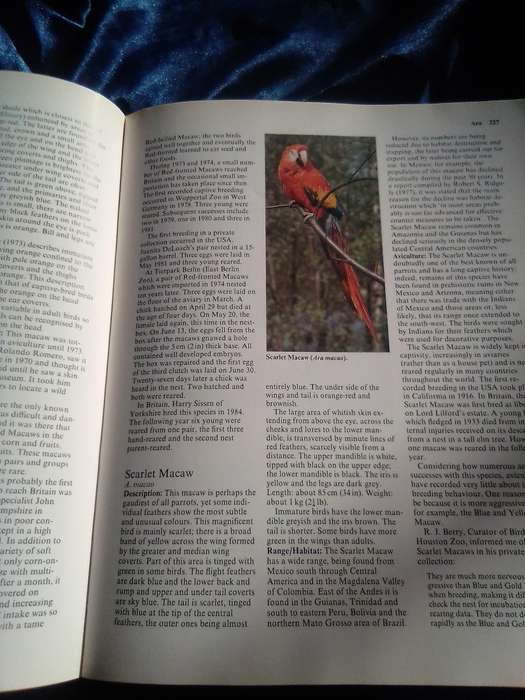 " Parrots  Their care and Breeding"  Hard cover.