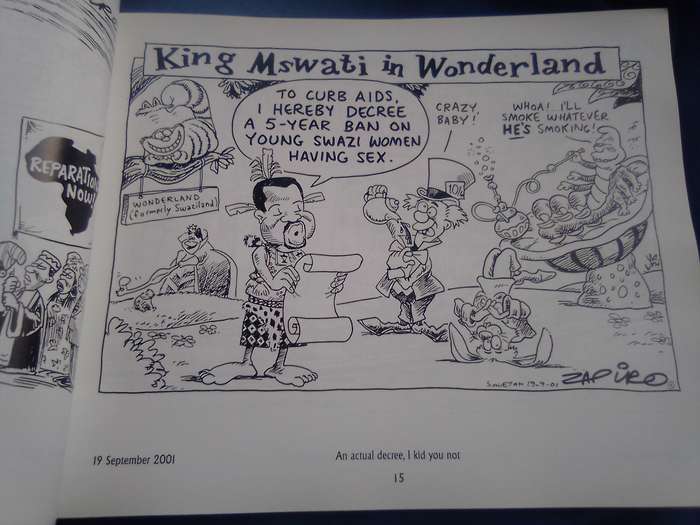 `Zapiro Bushwhacked`  Soft cover.