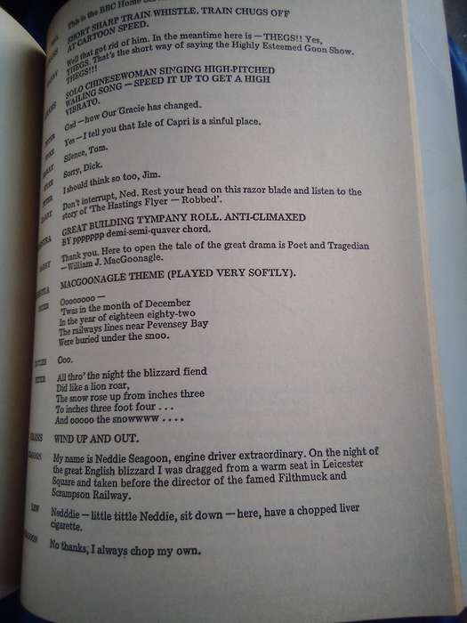 `The Goon Show Scripts". Spike Milligan.  Soft cover.