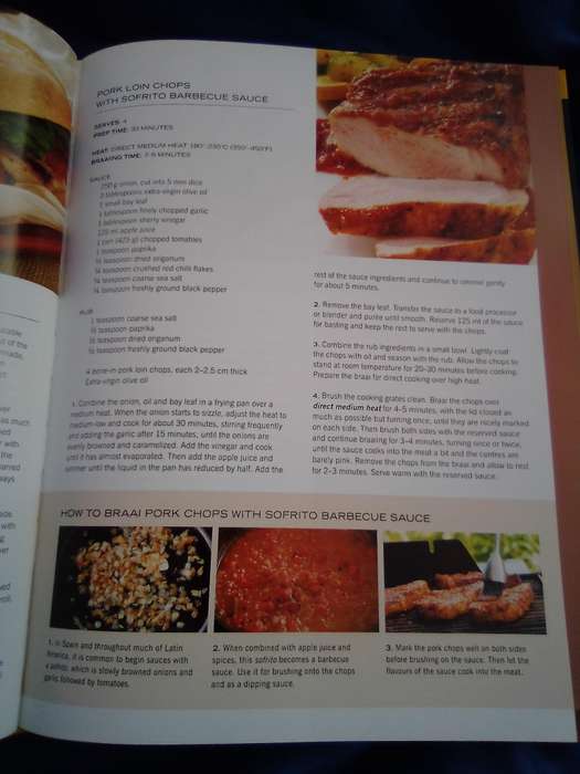 "Weber Braai Bible"  Hard cover.