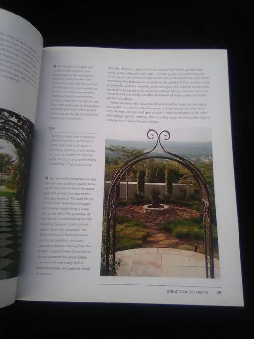 "Focal Points and features in today's gardens"  Soft cover.
