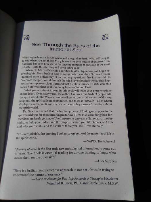 "Journey of Souls". Case Studies of Life Between Lives. Soft cover.
