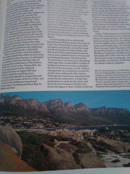 "The Natural Wonder of Southern Africa" Hard  cover.