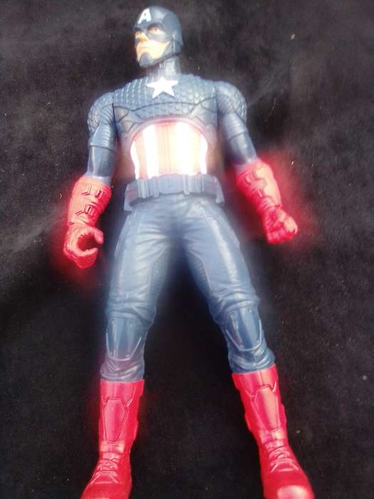 10" high Super Hero figurine.  Captain America.