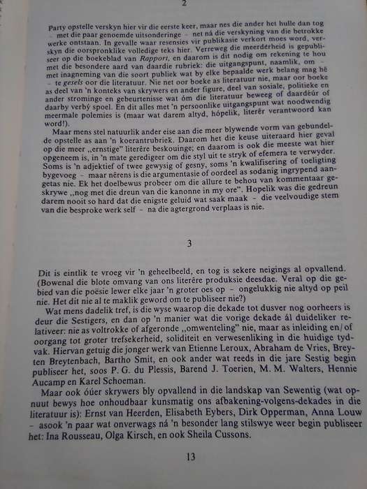 1976.  "Voorlopige Rapport"  Andre P. Brink.  Hard cover.