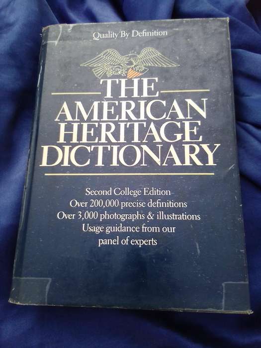 "The American Heritage Dictionary"  Hard cover.