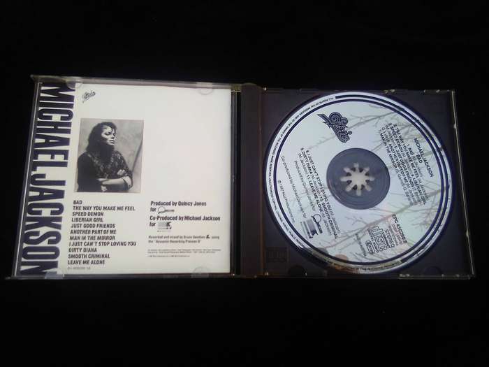 CD.  Michael Jackson.  Bad.