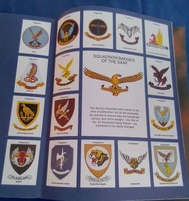 "Aircraft of the South African Air Force" Soft cover.