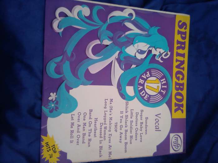 L.P. Springbok Hit Parade 17.  Cover: Very good.  L.P. Very good.