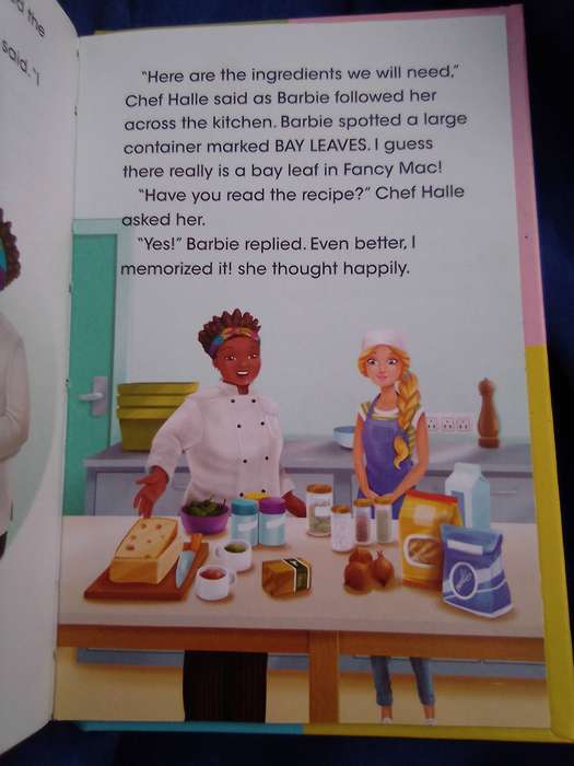"Barbie.  You can be a Chef". Hard cover.