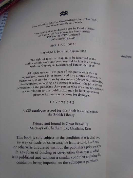 "Contact Wounds". Jonathan Kaplan.  Soft cover.