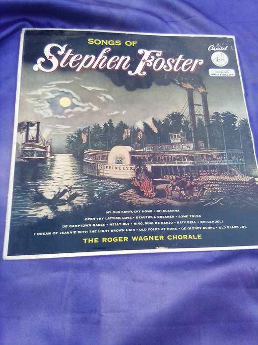 L.P. Songs of Stephen Foster.  Cover: Very good.  L.P.:Very good.