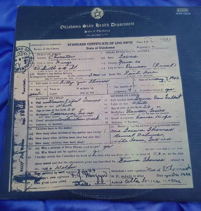 L.P.  B.J. Thomas.  Greatest Hits.  2 LP Set.  Cover: Very good.  L.P.:Very good.