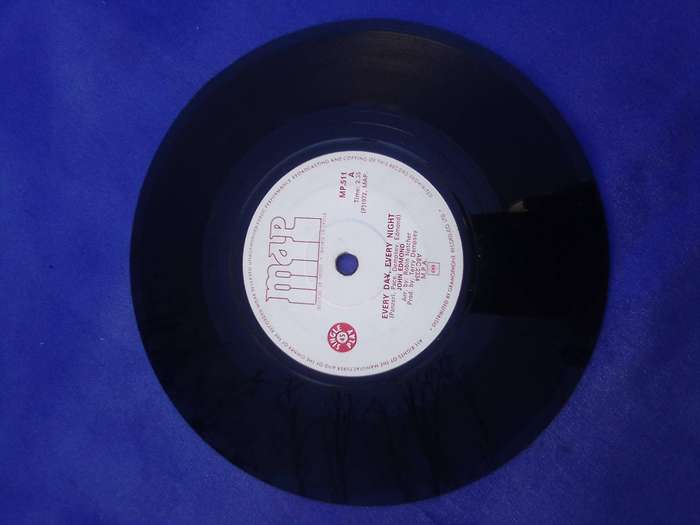 Vinyl 7` single. John Edmond.  On and on. and Every day, every night.  VG