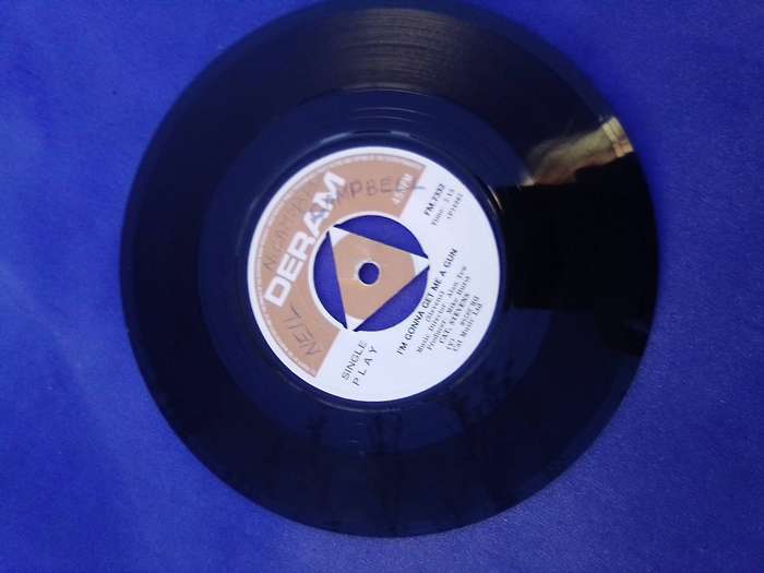 Vinyl 7` single. Cat Stevens.  I'm gonna get me a gun and School is out. VG