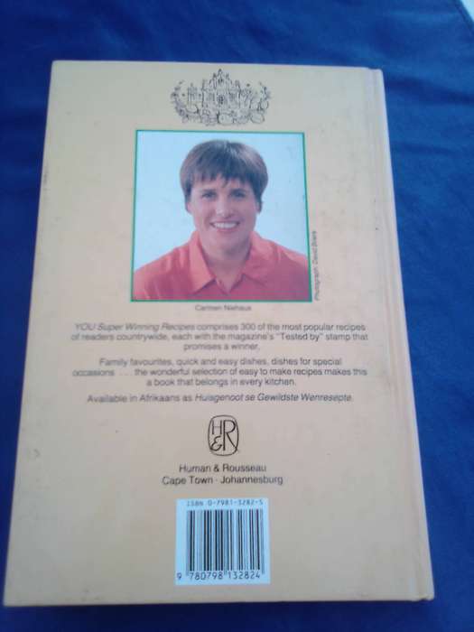 "You Super Winning Recipes"  Hard cover.