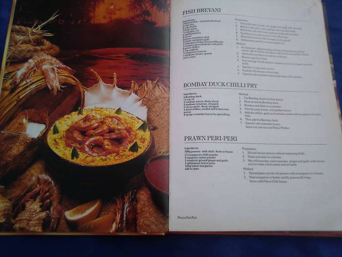 "Pakco Imdian Cookbook"  Hard cover.