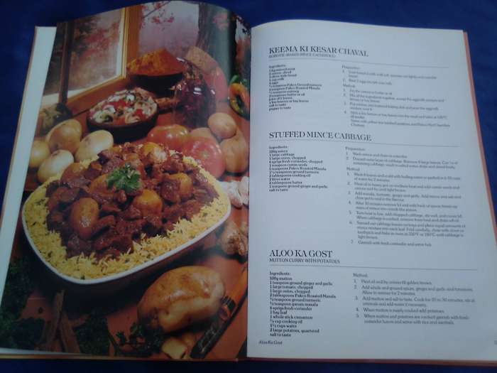 "Pakco Imdian Cookbook"  Hard cover.
